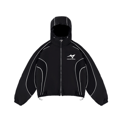 Noir Velocity Tracksuit Set (Black)